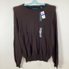 Perry Ellis Mens Sweater Shirt Sz XL Long Sleeve Pullover 80 MSRP New W Tags