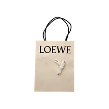 Loewe Small Paper Shopping Gift Bag with Ribbon 12.10" x 9.25" x 3.5"