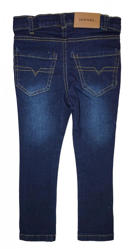 Diesel Conjunto de 2 pantalones de mezclilla rosa y blanco Top para niñas pequeñas talla 2T 3T 4T Foto 3 de 3