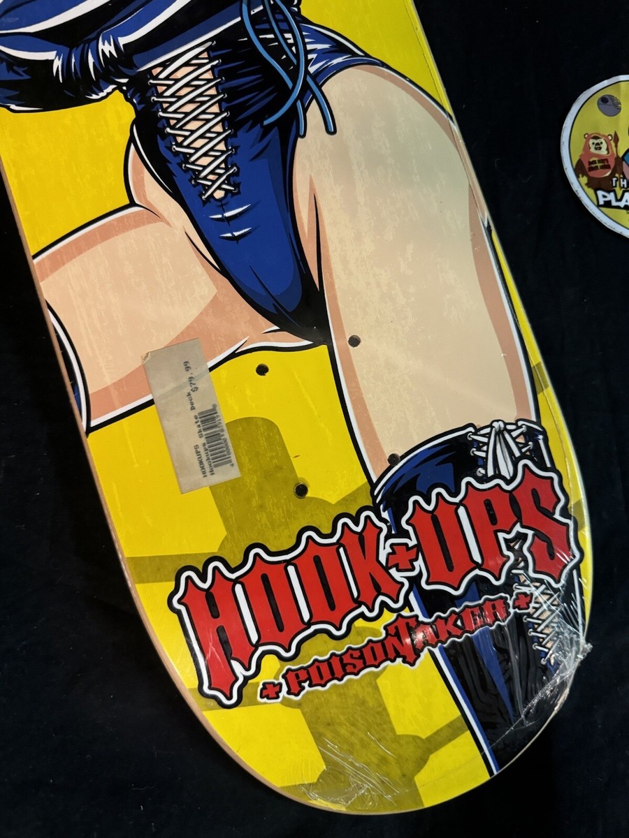SUPER RARE Poisontaker WWE OG Hookups Skateboard Deck Jeremy Klein