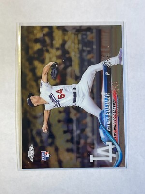 2018 Topps Chrome - #71 Walker Buehler (RC) Rookie Card Dodgers