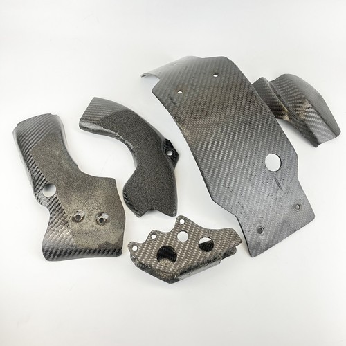 2006-2008 Kawasaki KX250F Carbon Fiber Skid Plate Chain Guide Engine Frame Guard