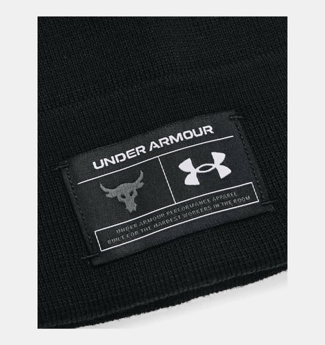 Under Armour Men's UA Project Rock Cuff Beanie Stocking Dwayne The Rock Johnson - Picture 4 of 13