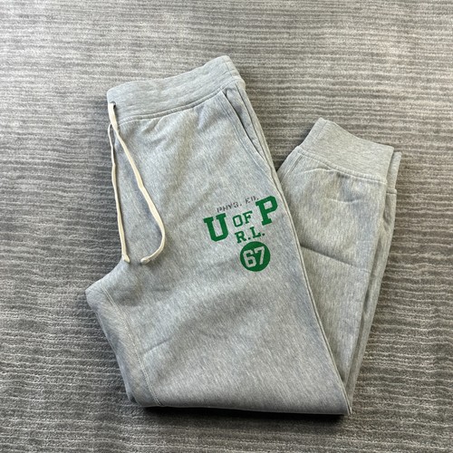 Polo Ralph Lauren Pants Mens Large Gray Green Sweatpants Joggers 67 Phys Ed - 第 1/10 張圖片