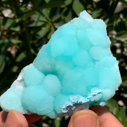 71G Natural blue texture stone crystal,Heteropolar of Chinese blue aragonite - 第 12/15 張圖片
