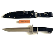 Cold Steel 14BBC Black Bear Classic Subhilt Knife 440 Micarta Taiwan Early 1990'