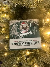 Dr. Squatch Snowy Pine Tar - Holiday Limited Edition Soap Bricc - Christmas Bar