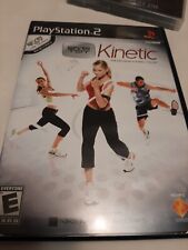 PS2: Eye Toy Kinetic nike motion instruc manual user guide disc case preowned