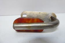 ART DECO CHROME XYLONITE CABINET DOOR HANDLE
