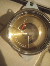 50s Vintage Oil Pressure Gauge Boat Auto Collectable