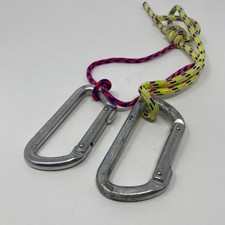 Vintage Black Diamond D Style Carabiner Rock Climbing - 23KN 6KN 7KN Lot Of 2