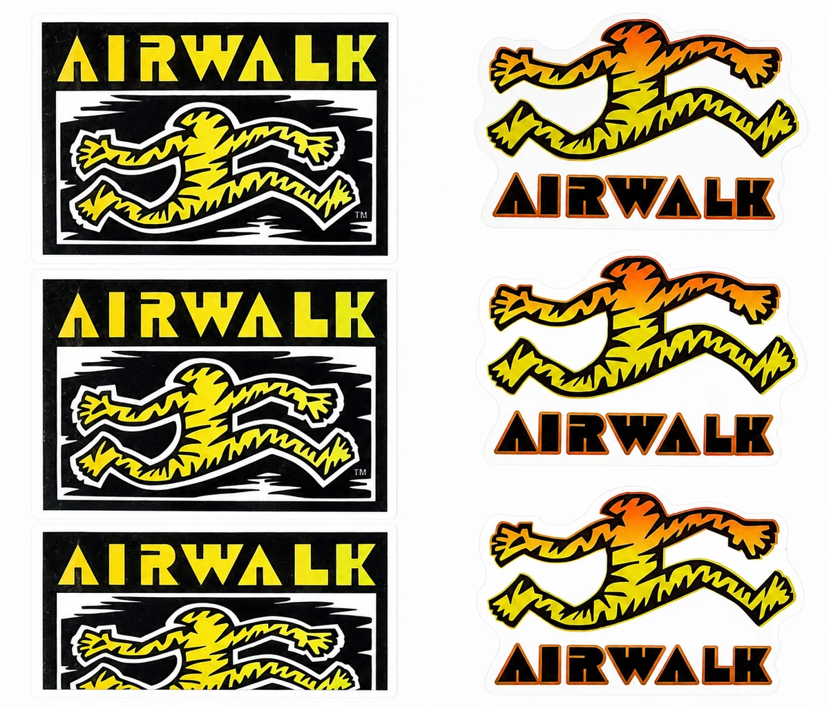 Preços baixos em AIRWALK Adesivos e decalques para Skateboard e