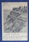 1907 Cloudcroft New Mexico People on Lookout Point Postcard