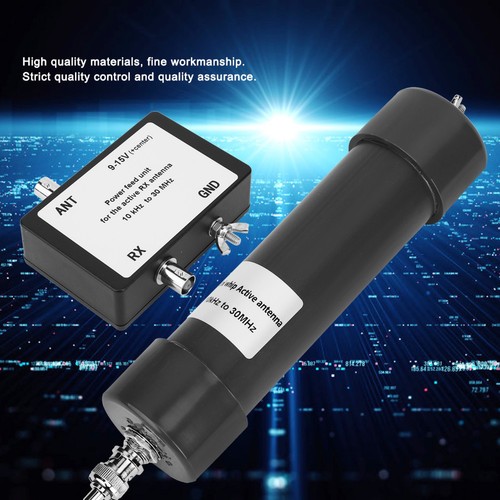10 KHz ‑ 30 MHz Mini Whip Active Antenna Portable Cable For Radio Communica - Zdjęcie 4 z 12