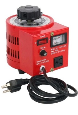 Voltage Transformer 5 Amp Auto AC Variable Voltage Regulator 500VAC 0-130VAC