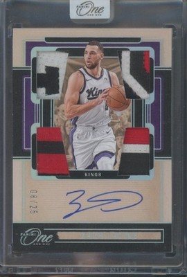 2024-25 Panini One and One Basketball Zach LaVine #QPA-LAV Quad Patch Auto /25