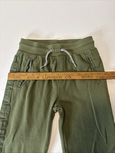 Gap Kids Olive Green Joggers Pants Size L (10) 100% Cotton, Drawstring - Picture 8 of 14