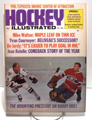 1968 Hockey Illustrated Magazine Bobby Hull Chicago Blackhawks v Mo. Canadiens - Bild 1 von 7