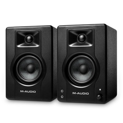 M-AUDIO BX3 3.5'' Wired Studio Monitors Pair | Compact Wired Desktop Speakers for