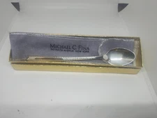 Michael Fina Sterling Silver Vintage Baby Spoon with Sleeve/Box