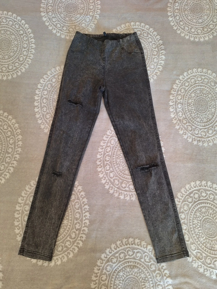 Comfort E Stile Su Misura: Jeans Skinny Neri Strappati Perfetto Per Le Acquirenti - Foto 3