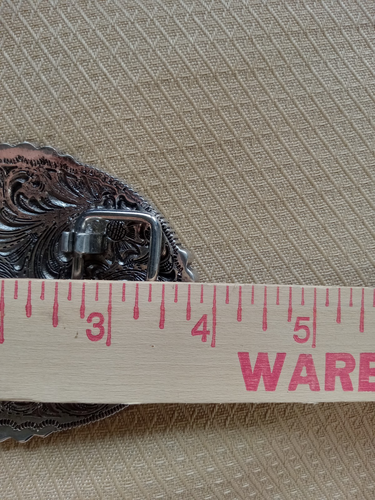 Eagle Belt Buckle gold silver paisley American Eagle western - Picture 8 of 9