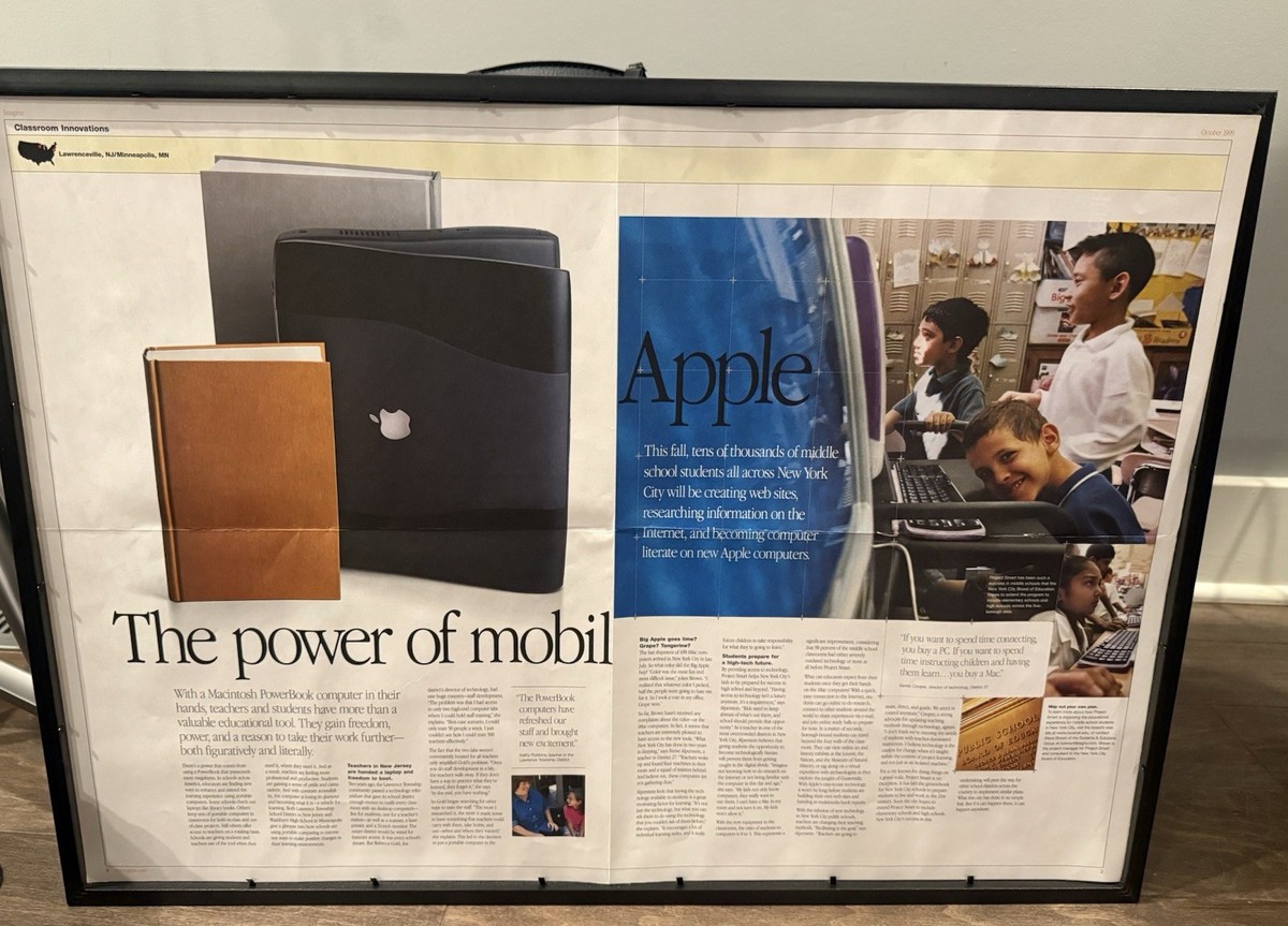 Apple Think Different Buzz Aldrin Rare Education/Dealer Poster | eBay