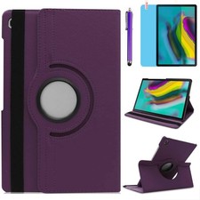360 Degree Rotating Stand Case for 2019 Samsung Galaxy Tab S5e 10.5 inch - Purpl