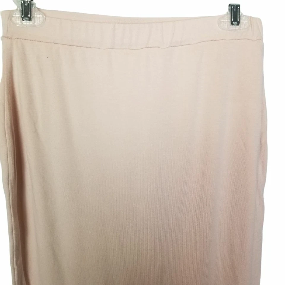 Missguided Mujer 6 Desnudo Longline Body Abrazando Jersey Midi Falda Pull On Nueva con Etiquetas Foto 3 de 4