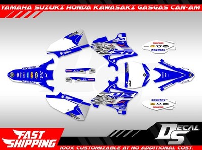 Yamaha YZ 125 250 2015-2021 Durable MX Graphics Kit Custom Decals