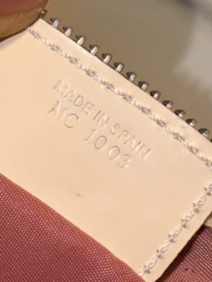 Bolsa de mão Christian Dior bolsa de ombro trotter rosa branca bolsa PVC - Imagem 2 de 4