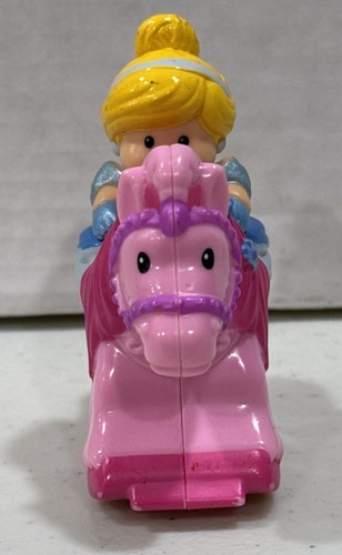 Little People Disney Princess Cinderella Klip Klop *RARE PINK HORSE* - Picture 2 of 4