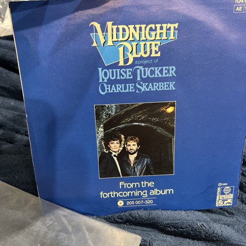 Midnight Blue A Project With Louise Tucker Vinyl 7” 1982 Picture Sleeve - Picture 3 of 8