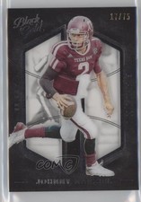 2016 Panini Black Gold Collegiate White Gold 17/75 Johnny Manziel #62 gp3