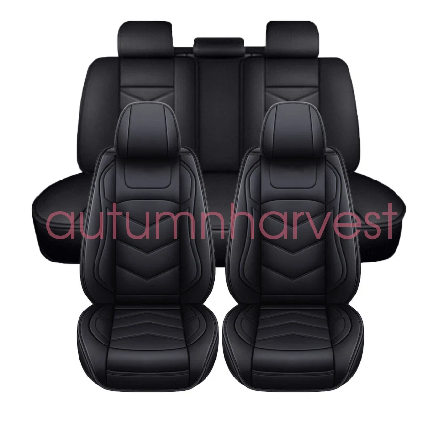 Seat Cover Front & Rear Faux Leather For Chevrolet Colorado 2015-2026 5-Seats Foto 3 de 4
