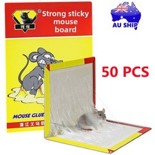 50 PCS Mouse Traps Rat Mice Mouse Trap Board Snare Catcher Board Pad Board AU