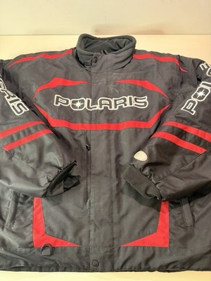 Vintage 90s Pure Polaris Velocity Racing Bomber Jacket Size 2XL