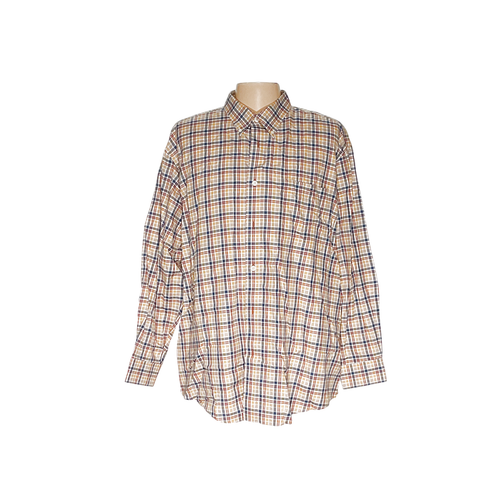 Orvis Yellow Plaid Shirt XXL