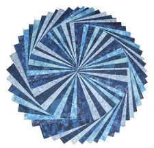 54 Blue Calico Fabric 5" Quilting Squares 100% Cotton Charm pack bundle A