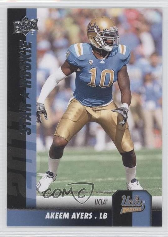 2011 Upper Deck Star Rookie Akeem Ayers #177 Rookie RC 0a1