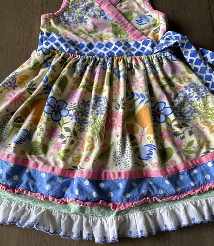 Matilda Jane May Day Dress Garden Path Scrappy Adventure Begins Size 6 - Picture 4 of 6