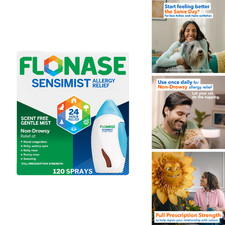 Flonase Sensimist Allergy Relief Nasal Spray For Non-Drowsy 24-Hour