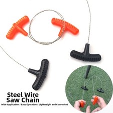 Scie à fil de poche en acier inoxydable 67 cm scie à traction manuelle pour é