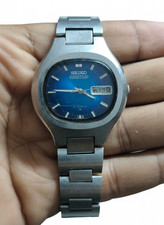 Rare Vintage Seiko 5 Actus 7019-5010 Automatic Blue Dial JDM 21J April 1976Watch
