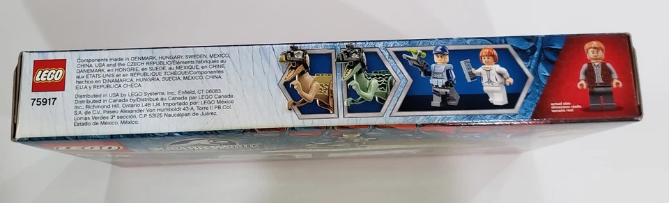 Lego 75917 Raptor Rampage ¡NUEVO!  VENDEDOR de 20+ años Jurassic World Park Foto 3 de 4