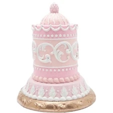 Pink Cake on Gold Base 29-29521 Nutcracker Sweet Shoppe