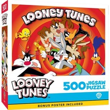 Looney Tunes 500 Piece Bugs Bunny That's All Folks Puzzle Masterpieces
