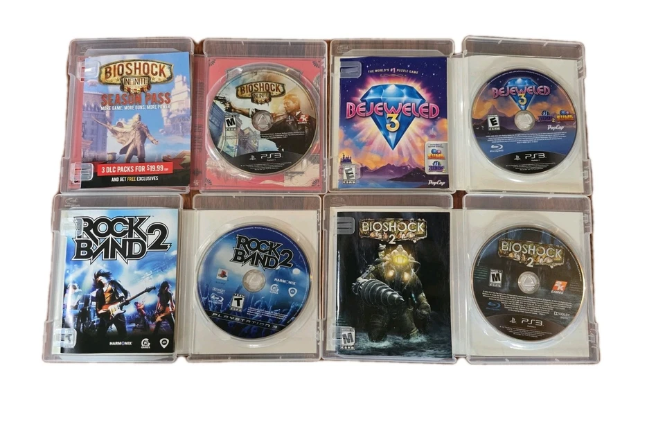 PlayStation 3 PS3 Lor Of 10 Sonic, Walking Dead, Resident Evil, Bioshock + - Imagem 4 de 4