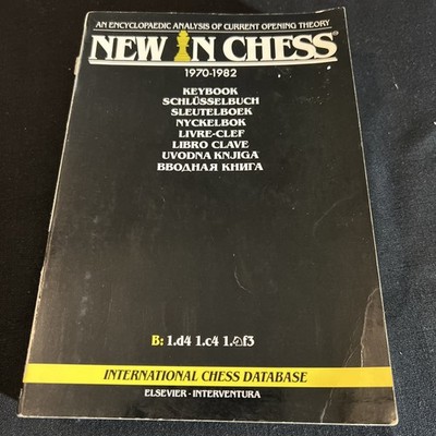 New In Chess Keybook 1970 - 1982 International Chess DatabaseB:1.d4 1.c4 1.f3