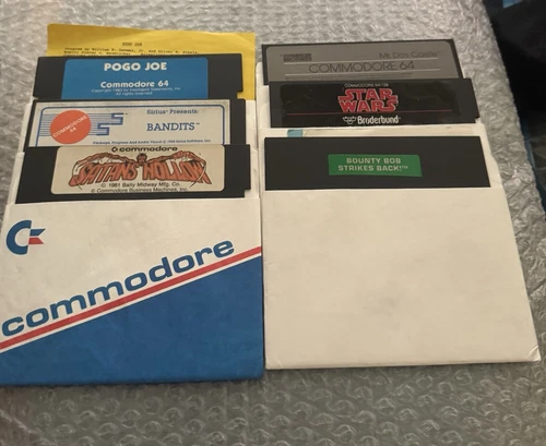 Lot of RARE Disks for Commodore 64 | Bounty Bob, Satan’s Hollow, Bandits & MORE!